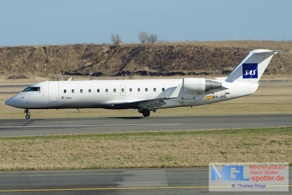 20.04.2013 EC-JOD Air Nostrum / Cimber / SAS CRJ-200LR