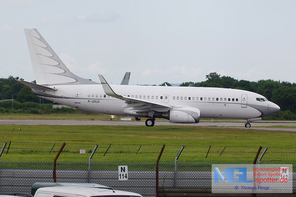 22.06.2014 M-URUS B737-7GC/W BBJ 1