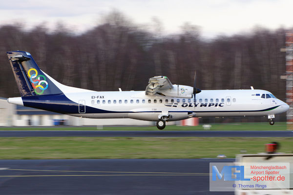 27.02.2023 EI-FAX Propius Leasing / Olympic Air ATR 72-600 cn1129