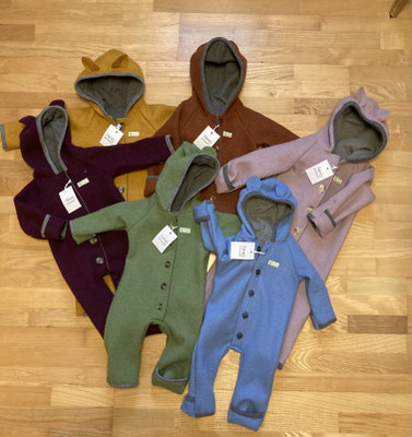 kuschelige Walk-Overalls reine Schurwolle