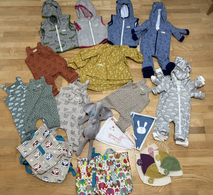 Kinderbekleidung bunt kuschelig
