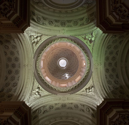 Iglesia de San Sebastian. Capilla de los arquitectos. Madrid. Cúpula.