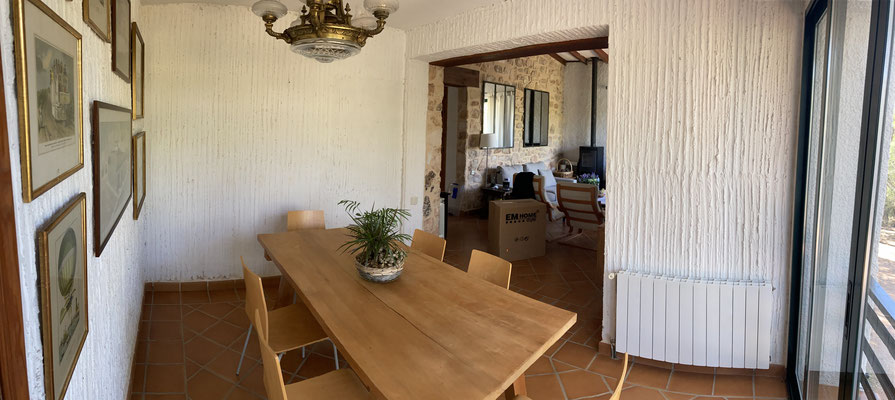 Estado: Previo. Vista 5. Comedor-cocina-salón