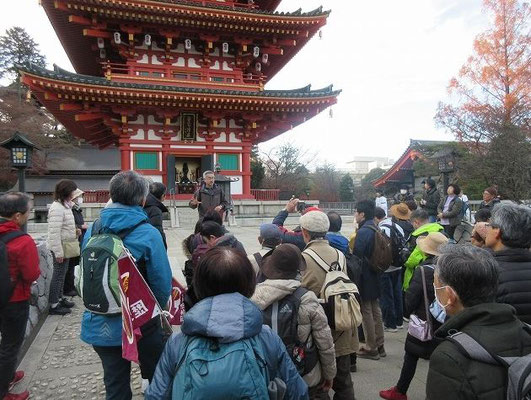 高幡不動・ 五重塔前で15:00に解散