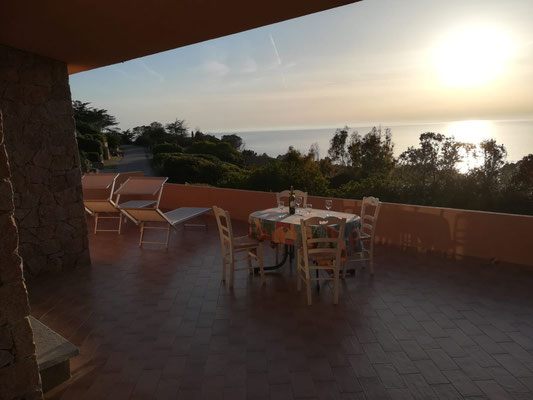 Terrasse mit Meerblick