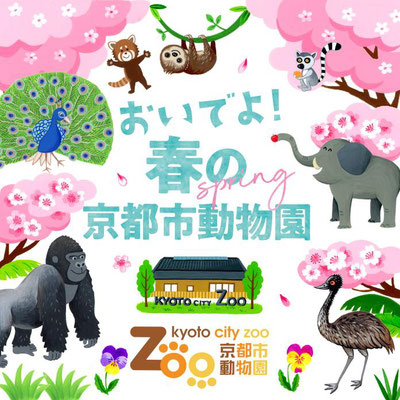 おいでよ! 春の京都市動物園　
