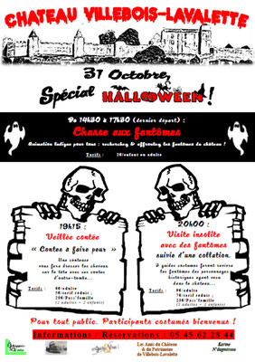 Halloween au Château (annulé Covid, mais reviendra aussi !)