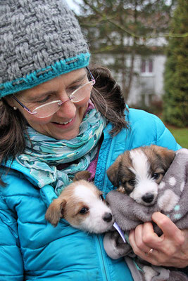 05.01.2019 - 43. Lebenstag: Mit Charlie zum Aufwärmen bei Gerhild