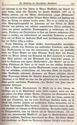 Heinrich Damisch: "Die Verjudung des österreichischen Musiklebens", in: "Der Weltkampf", 1938, S. 255-261
