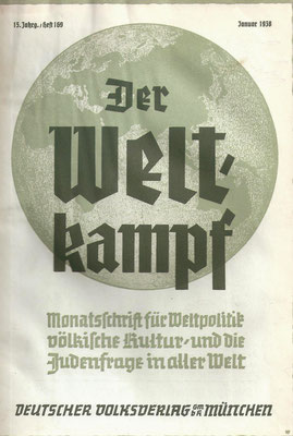 Heinrich Damisch: "Die Verjudung des österreichischen Musiklebens", in: "Der Weltkampf", 1938, S. 255-261