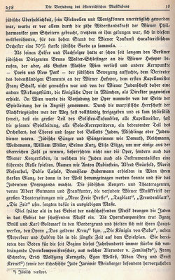 Heinrich Damisch: "Die Verjudung des österreichischen Musiklebens", in: "Der Weltkampf", 1938, S. 255-261