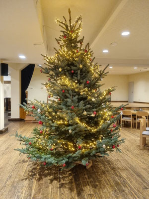 Der "Weihnachtsbaum" im Schützenhaus