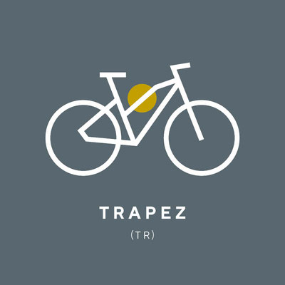 Trapez (TR) Modèle sportif léger doté d'une grande stabilité et d'une touche dynamique.