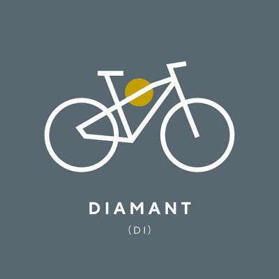 Diamond (DI) Cadre homme classique alliant à la perfection stabilité, légèreté et esthétique sportive.