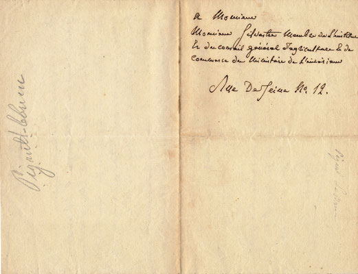 Pigault-Lebrun (1753-1835) lettre autographe signée