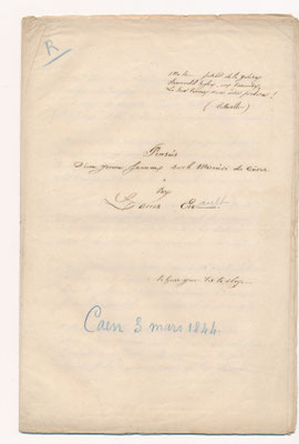 Louis Enault : manuscrit autographe (?)