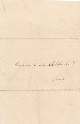 Luigi LABLACHE  lettre autographe signée musique 