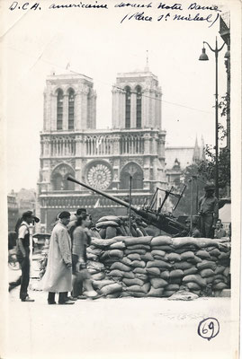 Libération de Paris Notre Dame tirage argentique d'époque achat vente photos CD Galerie