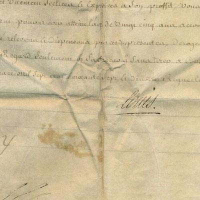 Louis XV signature secrétaire