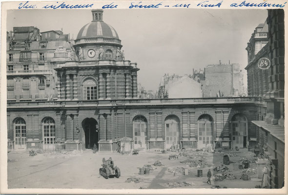 Libération de Paris le Sénat tirage argentique d'époque achat vente photos CD Galerie