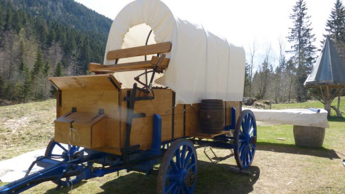 Décor Chariot Western - Chuck Wagon - Tentes Western