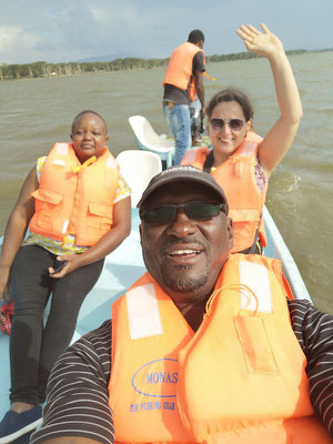 Bootsfahrt auf dem Lake Naivasha, Kenia Safari