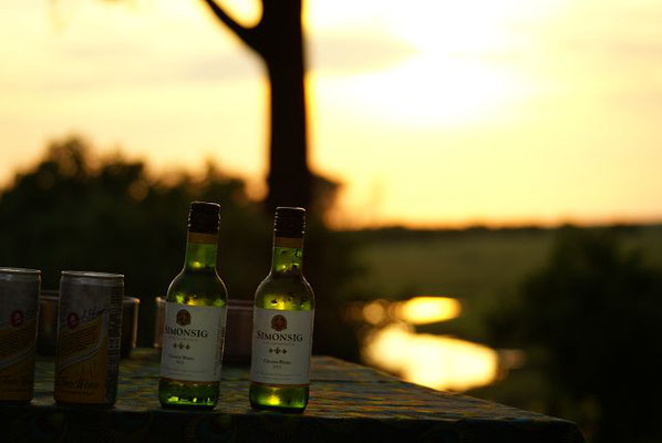 Sundowner Drink Botswana Safari