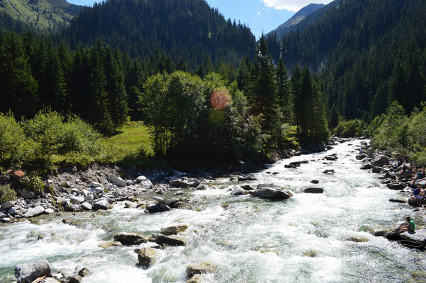 Bei den Krimmler Wasserfällen