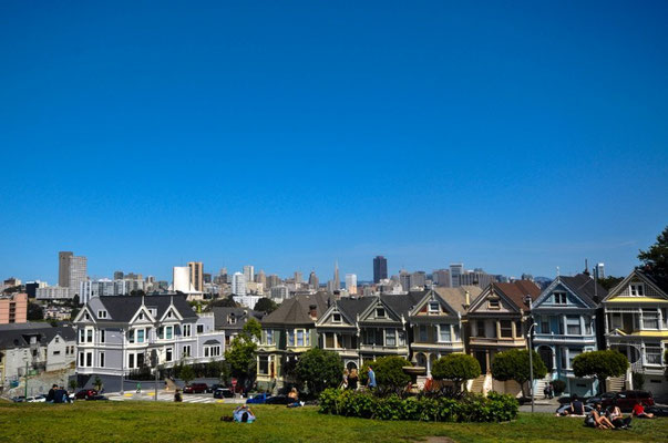 Aussicht vom Alamo Square