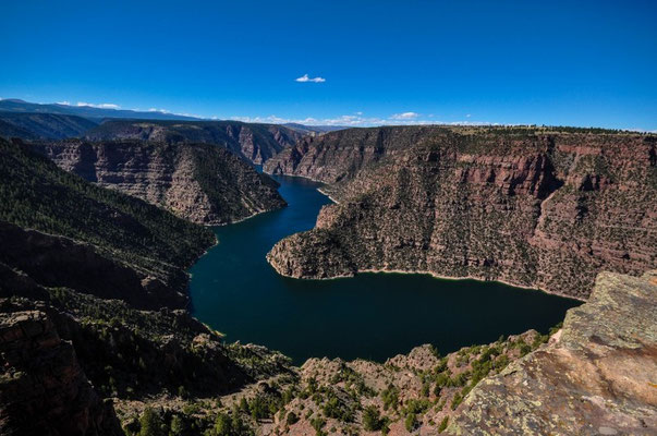 Schöne Aussicht auf den Green River