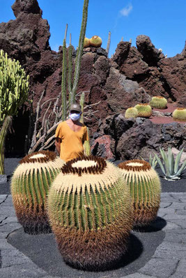 Jardin de Cactus - erkennbar im Jahr 2020.