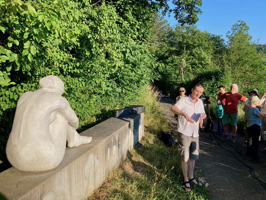 bei der Station 3 - Trauer