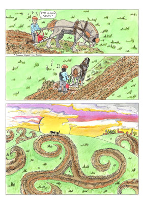 Naelle (14 ans) Bretagne terre d'agri-culture 1er Prix festival BD Quimper