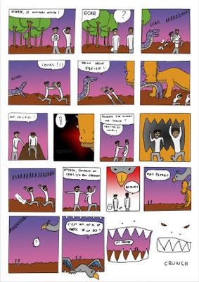 Joseph (13 ans) - Dessin au feutre, couleur numérique