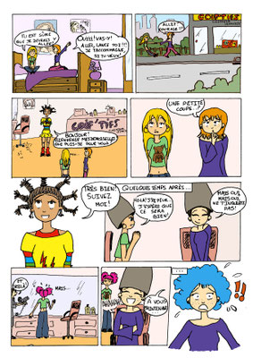 Marion (14 ans) - Dessin au feutre, couleur numérique
