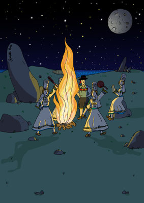 Juliette (14 ans) Projet affiche pour le Festival BD de Quimper