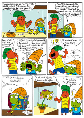Thomas (14 ans) - Dessin au feutre, couleur numérique