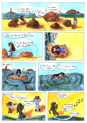 Elijah (11 ans) 2e Prix catégorie 11-13 ans Festival BD de Quimper Penn Ar BD