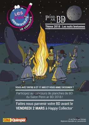 Juliette (14 ans) Affiche pour le Festival BD de Quimper
