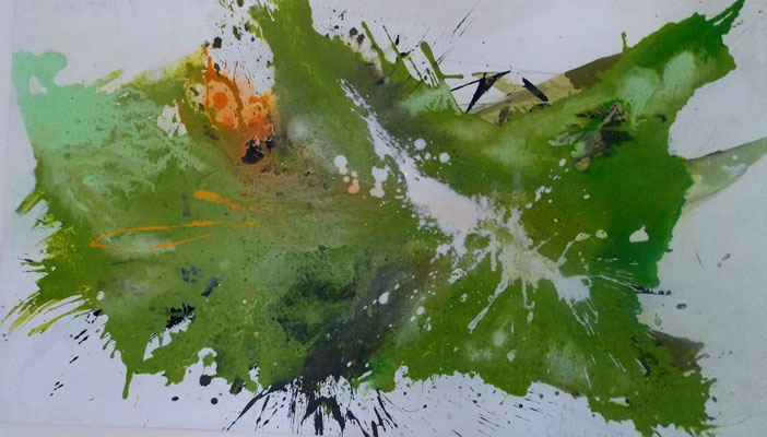 Sehnsucht nach Frühling 2 - 120 x70 x 4 cm - 2024