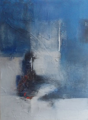innere Energie 1 - 60 x 80 x 2 cm - 2023 - gerahmt