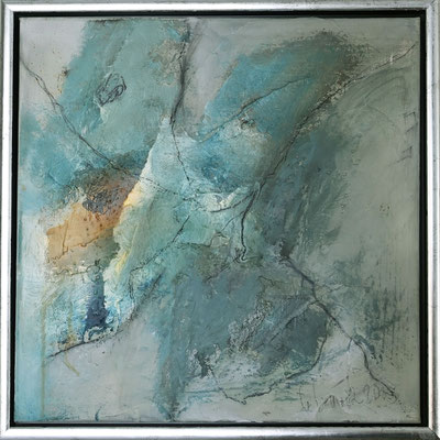 siehe das Wesentliche - 30 x 30 x 2 cm - 2024 - gerahmt 