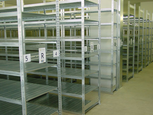 Fachbodenregale, Stahlregalanalage - lagerconsulting.at