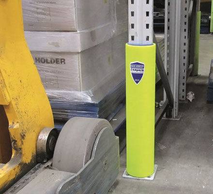 Anfahrschutz/Rammschutz für Stapler am Regalsteher - Lagerregal - lageronsulting.at