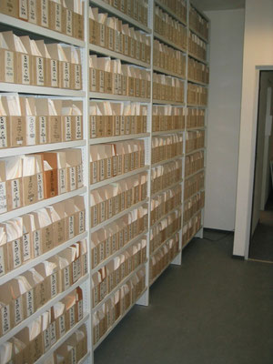 Gebrauchte Regale - Steckregalsystem für Akte, Ordner, Schachteln, Kleinteile-Lagerung, als Lagerregal, Archivregal.