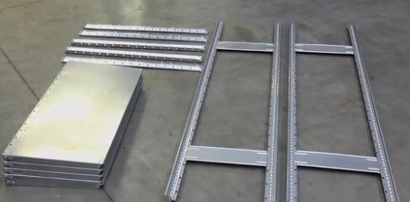 HI/55 - Regale ohne störende Kreuze hinten am Regal, werkzeuglose Montage - (Fachboden + Fachbodenträger + Regalrahmen) - lagerconsulting.at