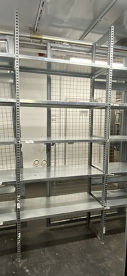 Gebrauchte Lagerregale 250 Stück Stahlboden + 54 Stück Stahlrahmen Erka Regal - lagerconsulting.at