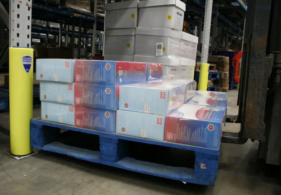 Anfahrschutz/Rammschutz für Stapler zum Nachrüsten am Regalsteher - Montage - lageronsulting.at