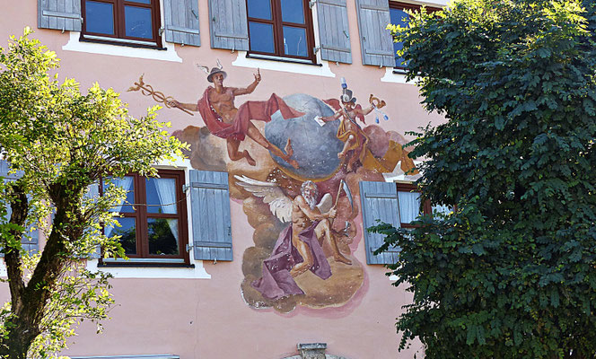 Lüftlmalerei aus Partenkirchen
