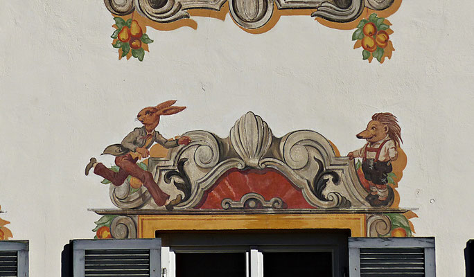 Lüftlmalerei in Oberammergau